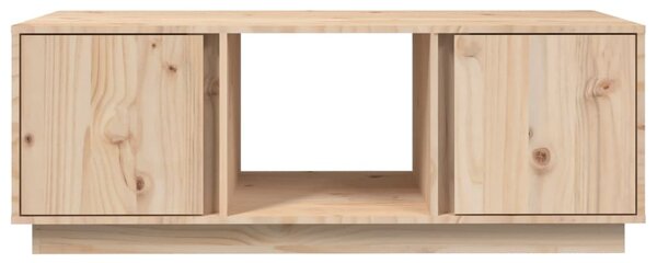 Tömör fenyőfa dohányzóasztal 110 x 50 x 40 cm