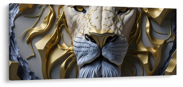 Kép - Oroszlánfej (120x50 cm)