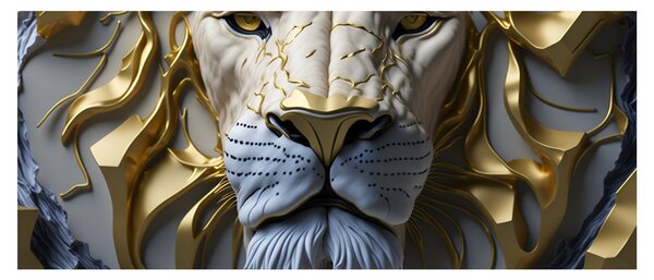Kép - Oroszlánfej (120x50 cm)