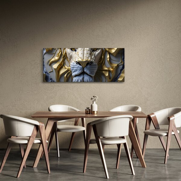 Kép - Oroszlánfej (120x50 cm)