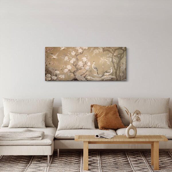 Kép - Rajzfilm japán táj (120x50 cm)
