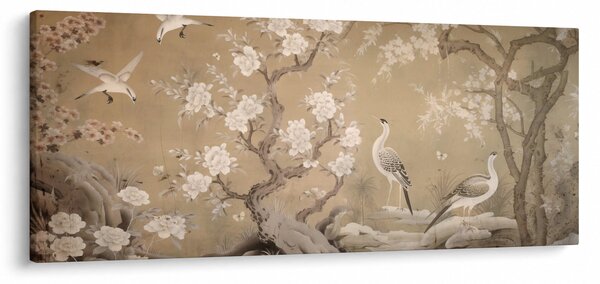 Kép - Rajzfilm japán táj (120x50 cm)