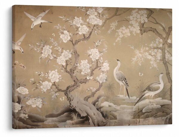 Kép - Rajzfilm japán táj (70x50 cm)