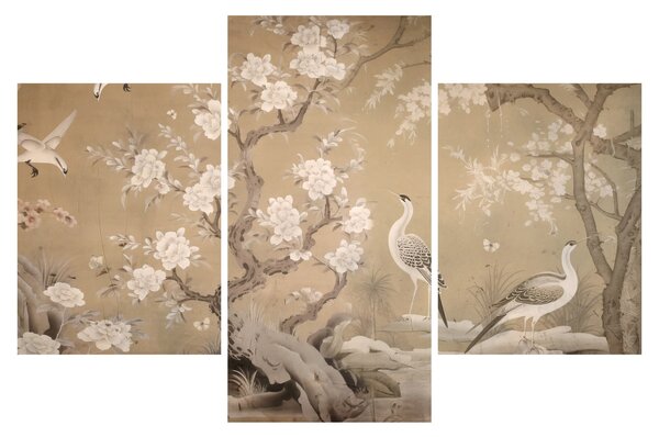 Kép - Rajzfilm japán táj (90x60 cm)