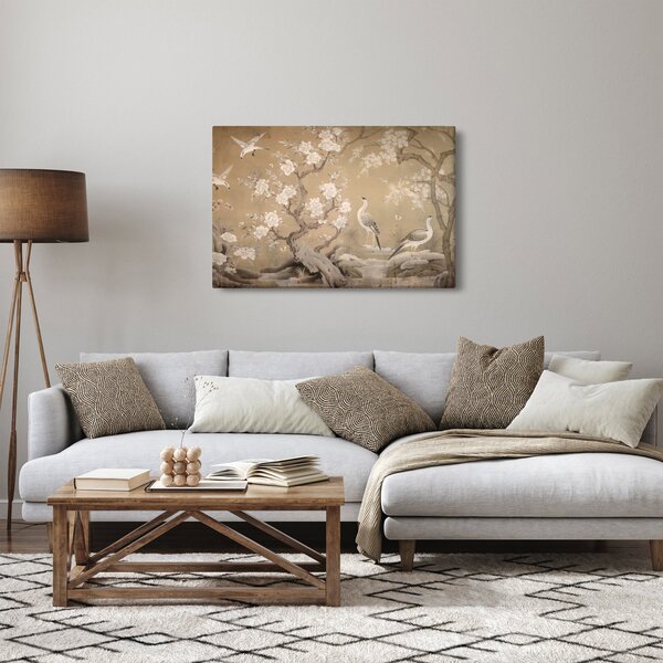 Kép - Rajzfilm japán táj (90x60 cm)