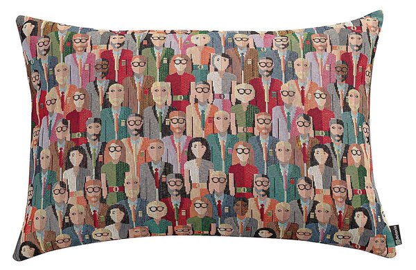 Párnahuzat Kinga 60x40cm termék színe színes szövet fonott, mintás