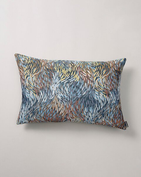 Párnahuzat Kinga 60x40cm termék színe színes szövet fonott, mintás