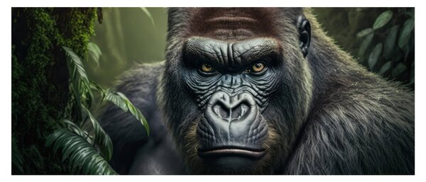 Kép - Egy gorilla portréja (120x50 cm)