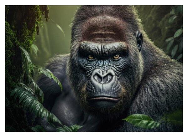 Kép - Egy gorilla portréja (70x50 cm)