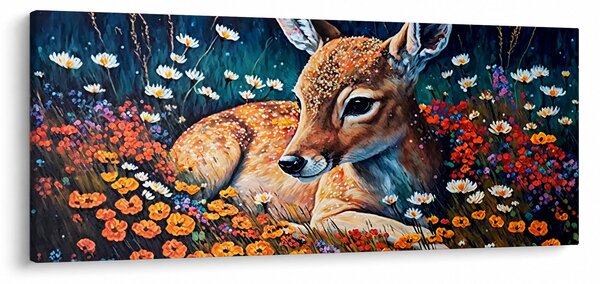 Kép - Festett szarvas (120x50 cm)