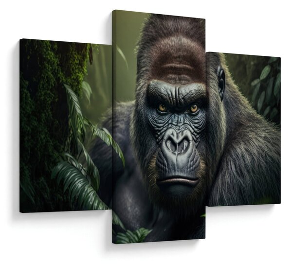 Kép - Egy gorilla portréja (90x60 cm)