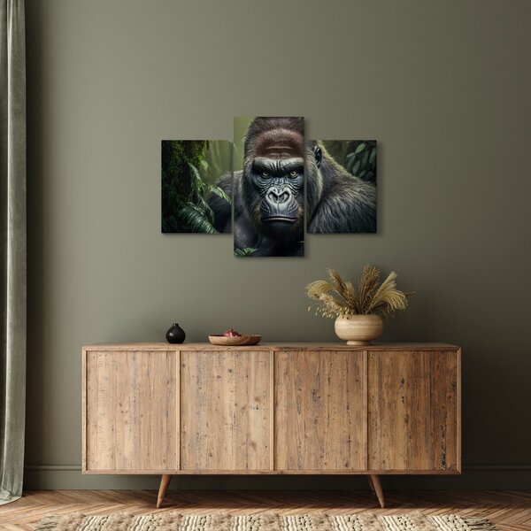 Kép - Egy gorilla portréja (90x60 cm)