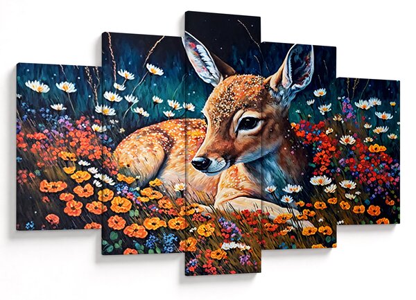 Kép - Festett szarvas (150x105 cm)