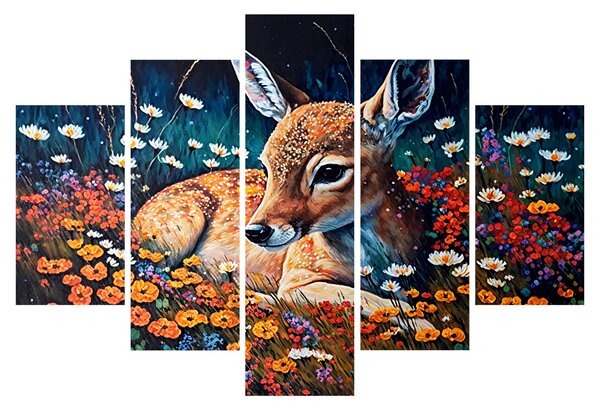 Kép - Festett szarvas (150x105 cm)