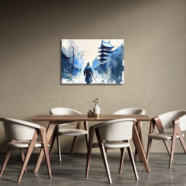 Kép - Szamuráj, akvárium (70x50 cm)