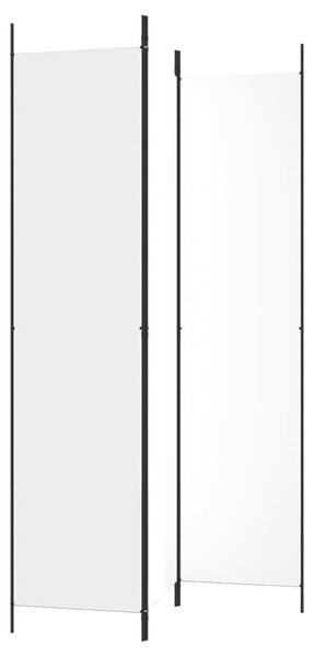 Fehér 3 paneles szövetparaván 150x220 cm