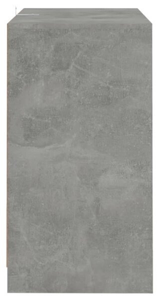 2 db betonszürke forgácslap tálalószekrény 70 x 41 x 75 cm