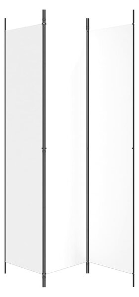 Fehér 3 paneles szövetparaván 150x220 cm