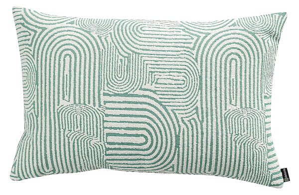Párnahuzat Kinga 60x40cm termék színe zöld szövet fonott, mintás
