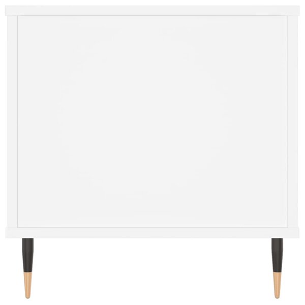 Fehér szerelt fa dohányzóasztal 90x44,5x45 cm