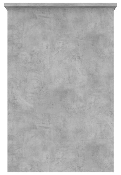 Betonszürke szerelt fa íróasztal 100 x 50 x 76 cm
