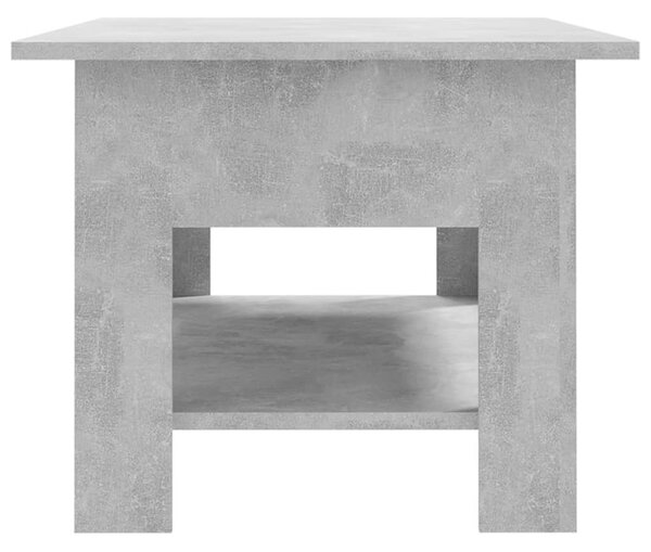Betonszürke szerelt fa dohányzóasztal 102 x 55 x 42 cm