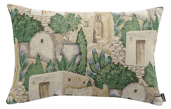Párnahuzat Kinga 60x40cm termék színe bézs szövet fonott, mintás