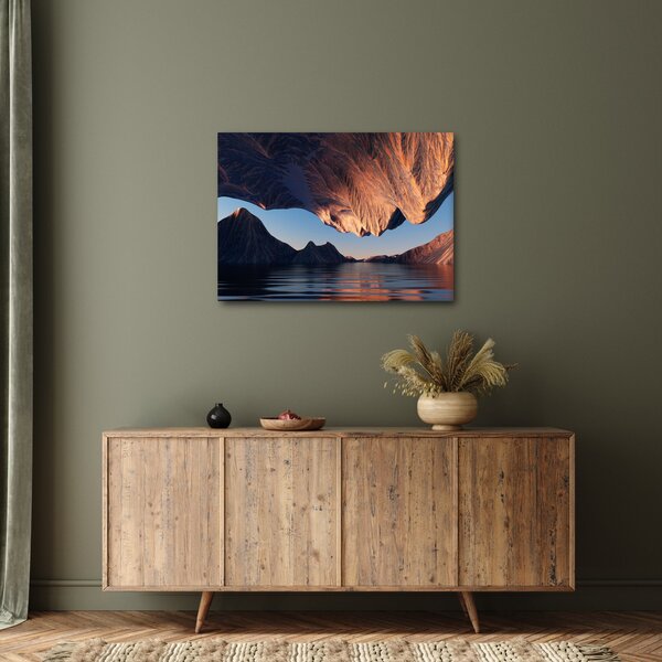 Kép - 3D sziklák (70x50 cm)