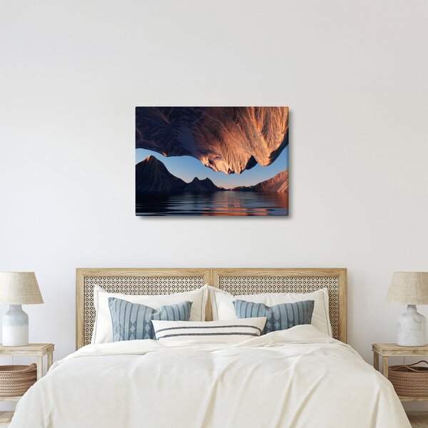 Kép - 3D sziklák (70x50 cm)