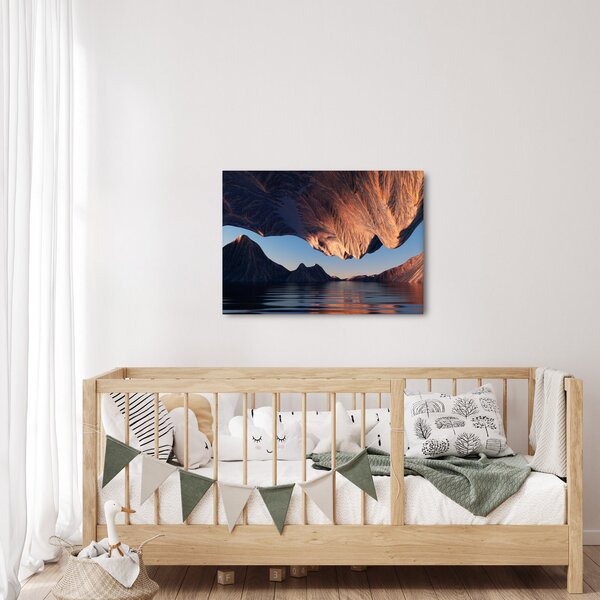 Kép - 3D sziklák (70x50 cm)