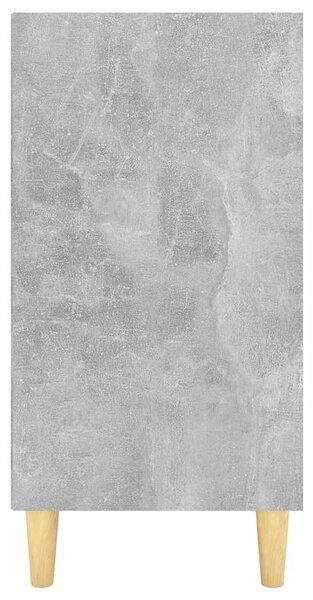 Betonszürke szerelt fa tálalószekrény 103,5 x 35 x 70 cm