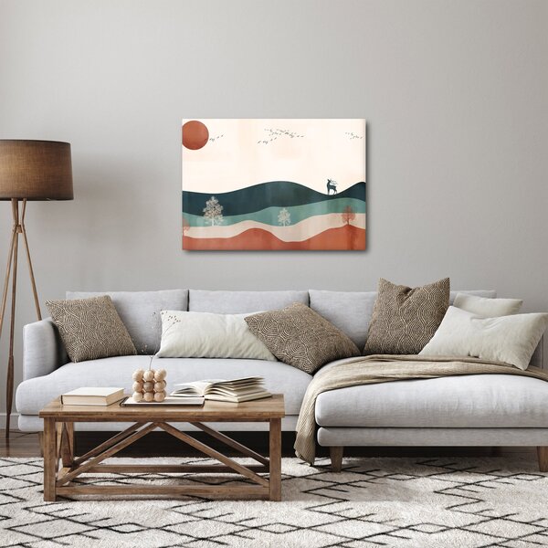 Kép - Illusztrált tájkép (70x50 cm)