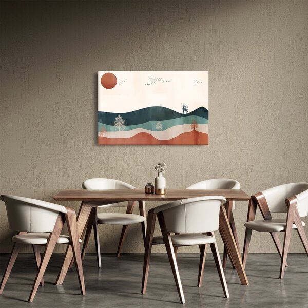 Kép - Illusztrált tájkép (90x60 cm)
