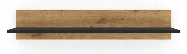 Polc Nulakka G (artisan tölgy + matt fekete). Akció -6%