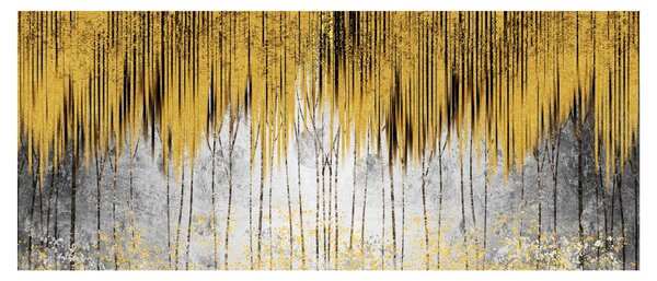 Kép - Arany vonalak (120x50 cm)