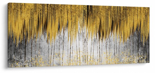 Kép - Arany vonalak (120x50 cm)