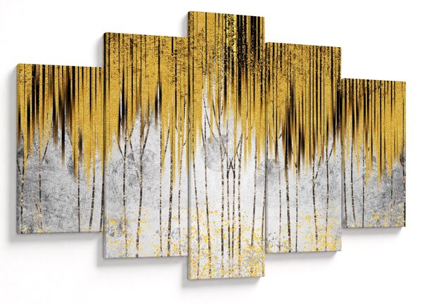 Kép - Arany vonalak (150x105 cm)