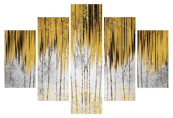 Kép - Arany vonalak (150x105 cm)