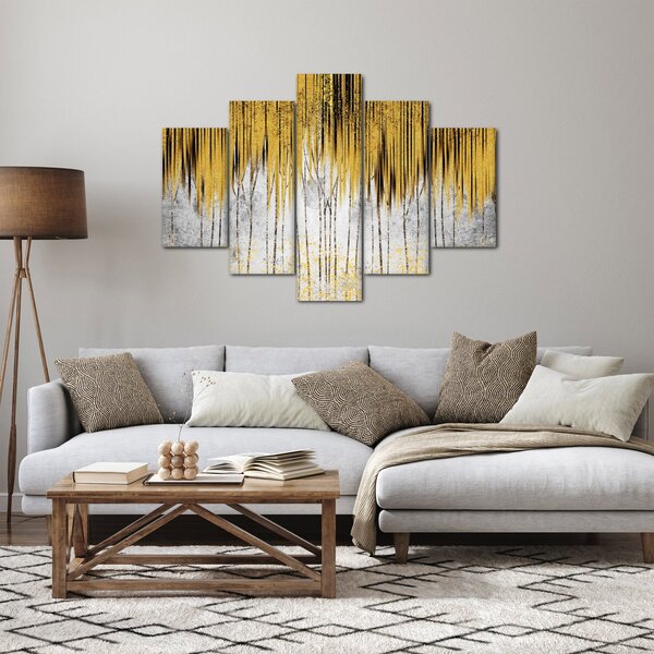 Kép - Arany vonalak (150x105 cm)