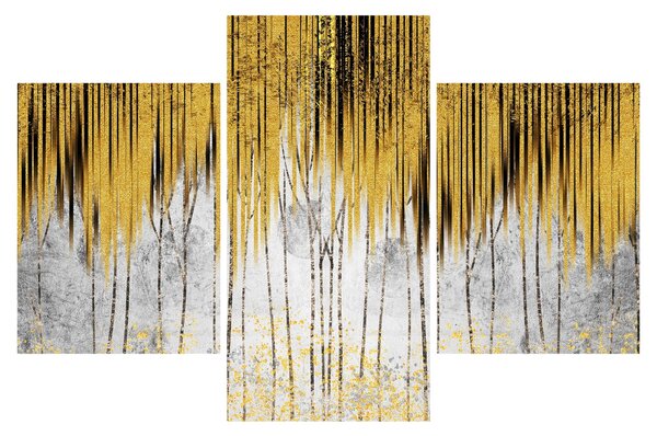 Kép - Arany vonalak (90x60 cm)