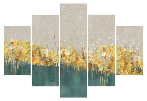 Kép - Textúra arany díszítéssel (150x105 cm)