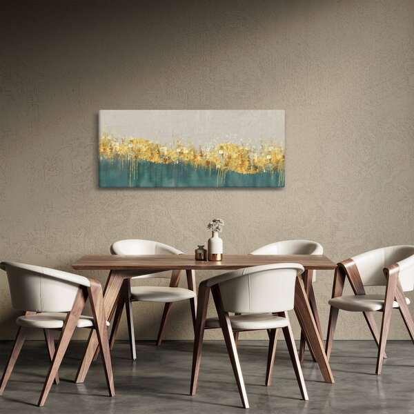 Kép - Textúra arany díszítéssel (120x50 cm)