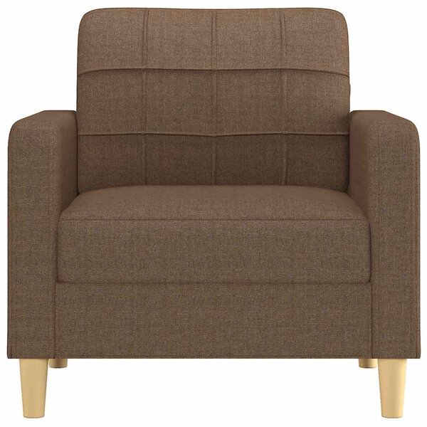 Barna szövet kanapéfotel 60 cm