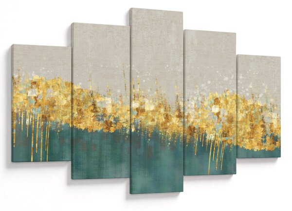 Kép - Textúra arany díszítéssel (150x105 cm)