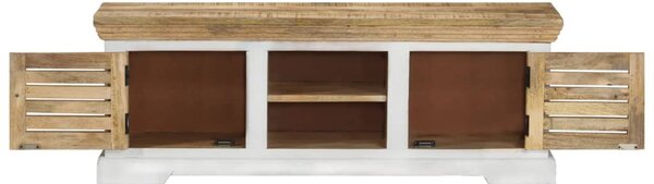 Tömör mangófa TV-szekrény 110 x 30 x 40 cm