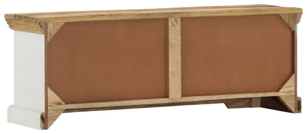 Tömör mangófa TV-szekrény 110 x 30 x 40 cm