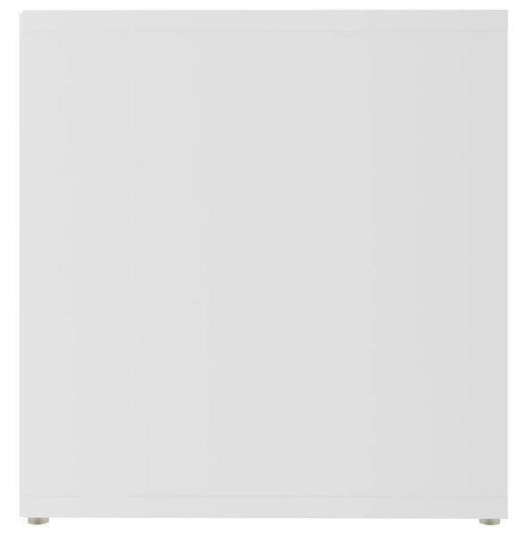 Fehér szerelt fa TV-szekrény 72 x 35 x 36,5 cm