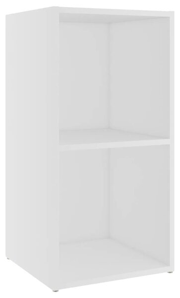 Fehér szerelt fa TV-szekrény 72 x 35 x 36,5 cm