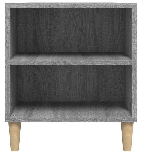 Szürke sonoma színű szerelt fa TV-szekrény 102x44,5x50 cm