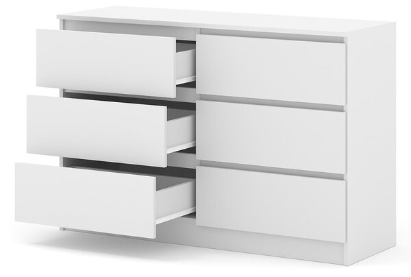Komód Maya S6 (fehér)